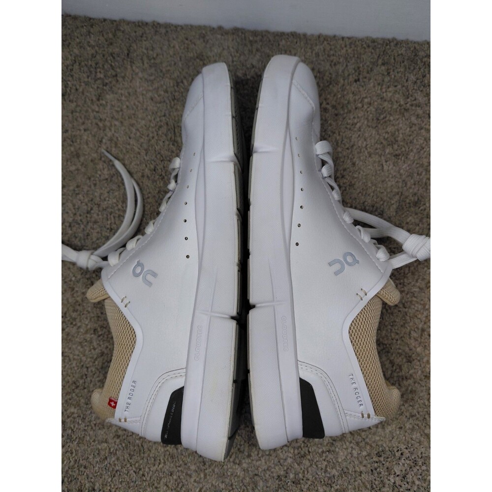 On Womens The Roger Advantage White Running Shoes Sneakers Size 10 - Picture 9 of 14